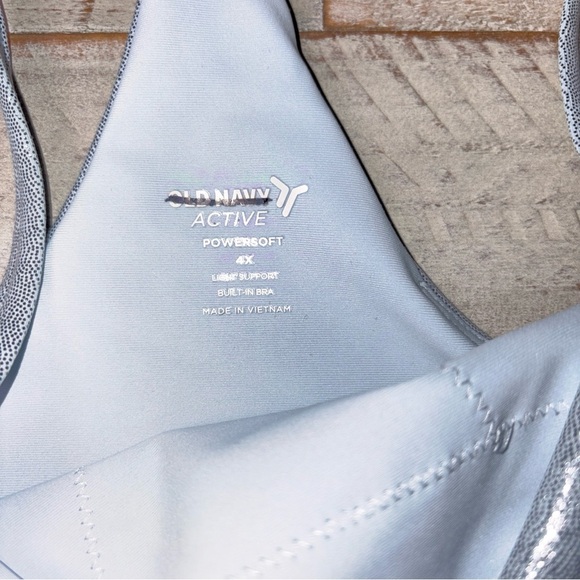 Old Navy Active Womens Powersoft Tank Top Light Support Built In Bra Size 4X - Picture 3 of 16